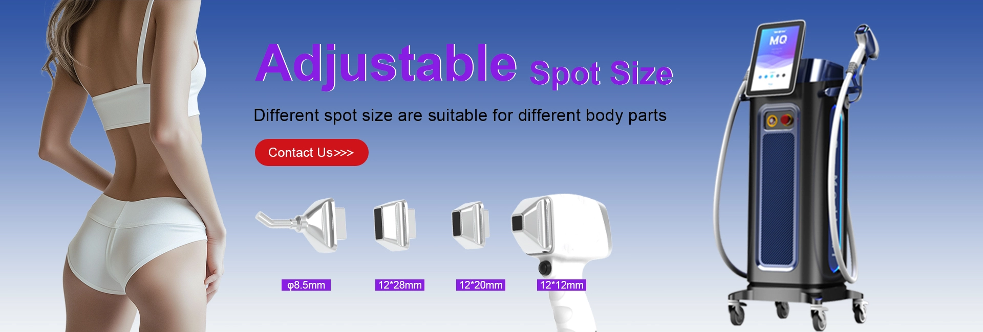 adjustable spot size