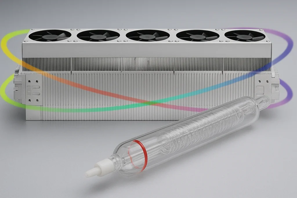 1glass and RF tube