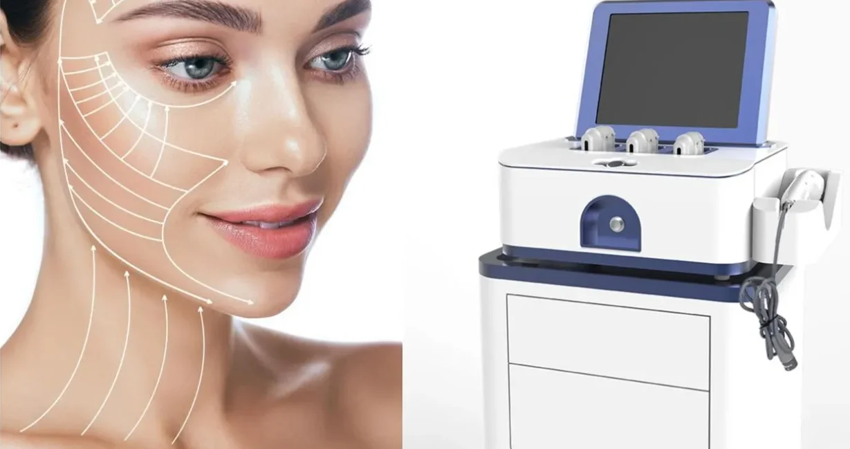 HIFU NON-SURGICAL FACELIFT WHITE MACHINE