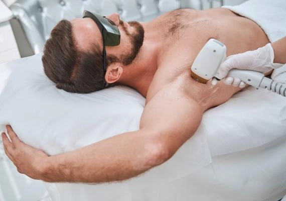 male underarm hair removal