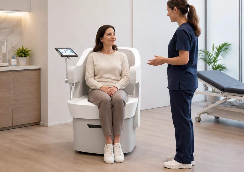DEPMAX vs BTL Emsella: What B2B Buyers Should Compare Before Ordering an EMS Seat