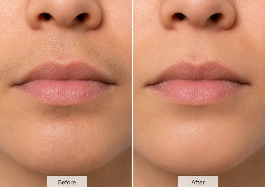 lip periphery comparison