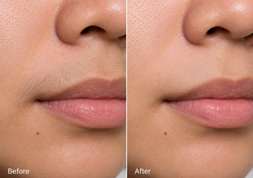 lip periphery comparison